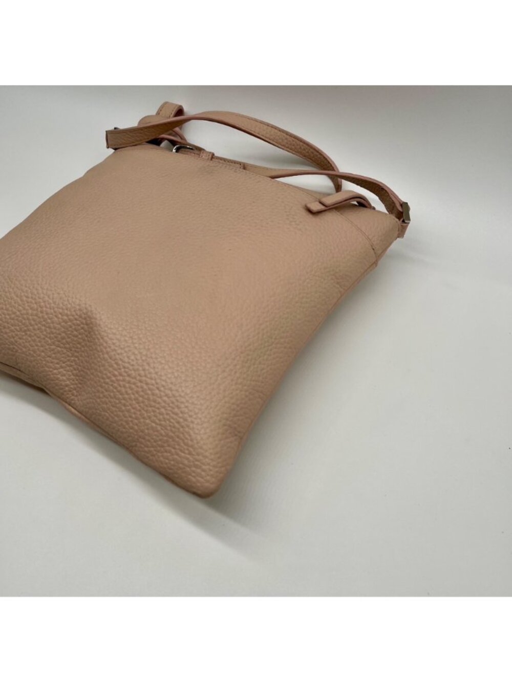 Halogen Pink Leather Crossbody Bag - Picture 9 of 11